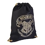 Harry Potter Rucksack mit Kordelzug, Schulrucksack, Jugend...