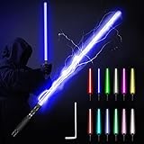 Duell Lichtschwert RGB 12 Farben Veränderbares Laserschwert FX...