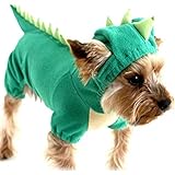 DELIFUR Dinosaurier Hund Halloween Kostüm Haustier Dino Hoodie für...