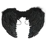 CHICTRY 45 * 35/60 * 45cm Engel Fee Flügel aus Federn Engel Flügel...