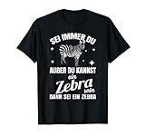 Zebra Wildlife Tropic Wilderness Kostüm Geschenk Zoo Streifen T-Shirt