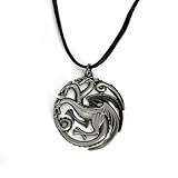 Game of Thrones - Wappen Halskette - House Targaryen - Fire & Blood