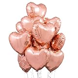 20 Stück 18 Zoll Herz Folienballon Helium Herzballons Hochzeit Herz...
