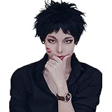 Anime Haikyuu !! Fukurodani Akaashi Keiji Perücke Cosplay Kostüm...
