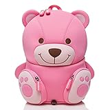 Pandana Kinderrucksack Bella Bär mit Brustgurt für Mädchen im...