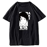 xhomeshop Anime Chainsaw Man Sommer T-Shirts Chainsaw Man Power Reze...