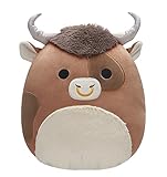 Squishmallows SQCR02407 - Shep der braune Stier 30 cm, offizielles...