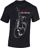 Biker Shirt: Chopper - One Man One Engine - Motorrad T-Shirt Herren...