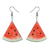 Amosfun Acryl Ohrringe Obst Wassermelone Ohrringe Schmuck Frauen...
