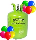 trendmile Premium Helium Ballongas XXL - 1x Heliumflasche für 50...