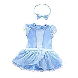 Lito Angels Prinzessin Aschenputtel Cinderella Kleid mit Stirnband...