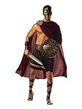 California Costumes Spartanisches Krieger-Kostüm, braun, Large