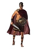 California Costumes Spartanisches Krieger-Kostüm, braun, Large