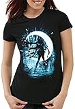 CottonCloud Sailor Star Damen T-Shirt Moon mondstein Japan, Größe:L