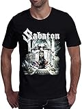 Menbone Casual Men's T Shirt Fashion Sabaton Printed T-Shirts Male...