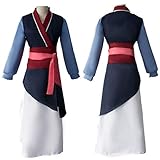 WOGQX Chinesische Heldin Hua Mulan Kleid Hanfu Ballkleid Robe Outfit,...