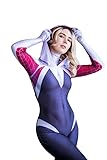 YLWBCC Female cosplay costume White red venom Gwen Stacy cos tights...