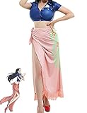 NVRUCS Cosplay Kostüm Anime Einteiler Nico Robin Jacke Kleid Outfits...