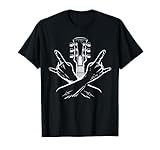 E-Gitarre Gitarristen Heavy Metal Rock Musik Band T-Shirt