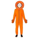 Amscan - Erwachsenenkostüm Kenny aus South Park, Fleece-Jumpsuit mit...
