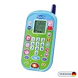 VTech Peppas Lerntelefon – Mit den Originalstimmen aus der Peppa Pig...