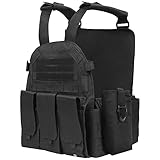 BILIPLE Taktische Weste Military Molle Weste für Camping Wandern CS...