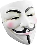 HADSOMUN V for Vendetta Hacker Maske - Anonymous Guy Masken für...