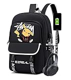 Anime-Zeichentrick Rucksack-Mode Trend Reise Computer Rucksack, High...