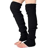 Nanxson Damen Lang Stulpe Leg Warmer Gestrickte Over-Knee Lange...
