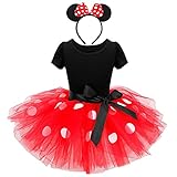 Lito Angels Minnie Mouse Kostüm für Mädchen Kinder, Polka Dot...