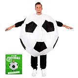 Aufblasbares Kostüm Fußball Soccer | Ausgefallenes Auflbaskostüm |...