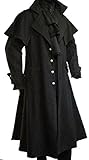 Dark Dreams Gothic Mittelalter LARP Mantel Vampir Kutscher Coat Jacke...