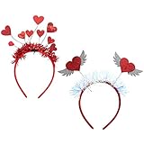 VALICLUD 1 Satz 2 Stück Liebe Herz Stirnbänder Valentinstag Party...