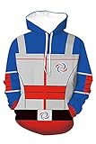 IOONCHI Hoodie Henry Cosplay Kostüm Hero Halloween Karneval Anzug...