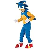 Rubie's Official Sonic der irre Igel Kinder-Kostüm, Blau, Größe M...