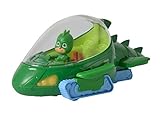 Simba 109402152 - PJ Masks Deluxe Geckomobil, Licht und Sound, 27cm,...