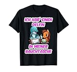 Delfin in meiner Bauchtasche Party Outfit Malle Mallorca T-Shirt