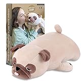 Blenori Gewichtete Kuscheltiere - Authentisch Mops Plüschtier 40cm,...
