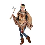 Widmann - Kostüm Indianer, Poncho, Wilder Westen, Fasching, Karneval,...