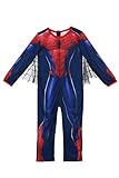 Marvel Spiderman Jungen Pyjama, Onesie Schlafstrampler für Jungen,...