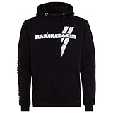 Rammstein Herren Kapuzenpullover Weisses Kreuz Offizielles Band...