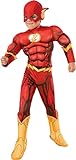 Rubie's Official DC Superhero The Flash Deluxe Kinderkostüm,...