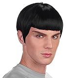 Boland 86410 - Perücke Space Officer, schwarz, Weltraum, Spock,...