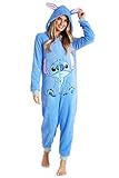 Disney Onesie Damen Stitch Einteiler Pyjama Eeyore Schlafanzug Onesie...