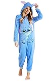 Disney Onesie Damen Stitch Einteiler Pyjama Eeyore Schlafanzug Onesie...