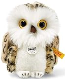 Steiff 045608 12 Wittie Eule, GRAU, 12 cm