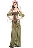 shoperama Zauberhafte Waldelfe Damen Kostüm mit Flügeln Fee Pixie...