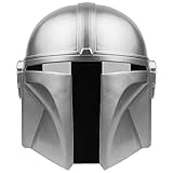 Zhangpu Mandalorian Helm, Kriege Cos Modell PVC Silber Weiß Spielen...