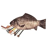 LUOEM Fisch Federmäppchen Lustige Karpfen Make-up Tasche Geldbörse...