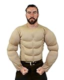 Brust Muskel KOSTÜM IN BEIGE UND 2 VERSCHIEDENEN GRÖßEN= VON...